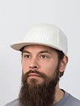 Бейсболка HOOD арт. 100-MWL025-NY019-WH Harlem Tonal 3D (белый)